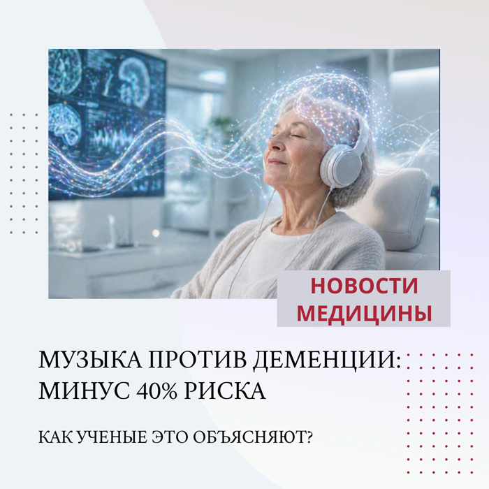 Музыка против деменции: минус 40% риска